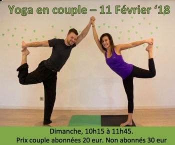 Yoga en couple - 11 fev / 10h15-11h45