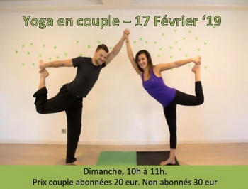 Yoga en couple - 17 février / 10h00-11h00